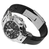 Buy Shop Tissot T Race Chronograph Black Dial Black Rubber Strap Watch for Women - T048.217.17.057.00 USA Online