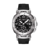 Buy Shop Tissot T Race Chronograph Black Dial Black Rubber Strap Watch for Women - T048.217.17.057.00 USA Online