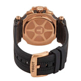 Buy Shop Tissot T Race Chronograph Black Dial Black Silicone Strap Watch For Men - T115.417.37.051.00 USA Online