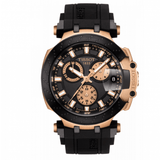 Buy Shop Tissot T Race Chronograph Black Dial Black Silicone Strap Watch For Men - T115.417.37.051.00 USA Online