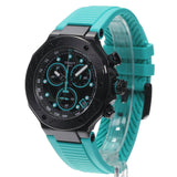 Buy Shop Tissot T Race Chronograph Black Dial Green Rubber Strap Watch for Men - T141.417.37.051.01 USA Online