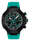 Buy Shop Tissot T Race Chronograph Black Dial Green Rubber Strap Watch for Men - T141.417.37.051.01 USA Online
