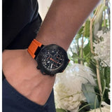 Buy Shop Tissot T Race Chronograph Black Dial Orange Rubber Strap Watch for Men - T141.417.37.051.02 USA Online