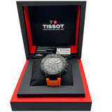 Buy Shop Tissot T Race Chronograph Black Dial Orange Rubber Strap Watch for Men - T141.417.37.051.02 USA Online