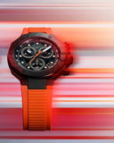 Buy Shop Tissot T Race Chronograph Black Dial Orange Rubber Strap Watch for Men - T141.417.37.051.02 USA Online