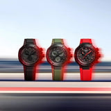 Buy Shop Tissot T Race Chronograph Black Dial Orange Rubber Strap Watch for Men - T141.417.37.051.02 USA Online