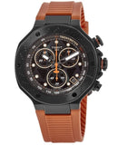 Buy Shop Tissot T Race Chronograph Black Dial Orange Rubber Strap Watch for Men - T141.417.37.051.02 USA Online
