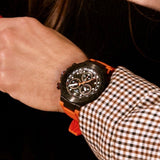 Buy Shop Tissot T Race Chronograph Black Dial Orange Rubber Strap Watch for Men - T141.417.37.051.02 USA Online
