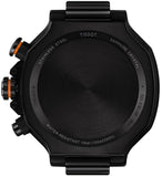 Buy Shop Tissot T Race Chronograph Black Dial Orange Rubber Strap Watch for Men - T141.417.37.051.02 USA Online