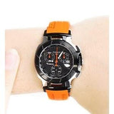 Buy Shop Tissot T Race Chronograph Black Dial Orange Rubber Strap Watch for Women - T048.217.27.057.00 USA Online