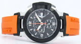 Buy Shop Tissot T Race Chronograph Black Dial Orange Rubber Strap Watch for Women - T048.217.27.057.00 USA Online