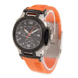 Buy Shop Tissot T Race Chronograph Black Dial Orange Rubber Strap Watch for Women - T048.217.27.057.00 USA Online