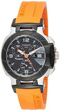 Buy Shop Tissot T Race Chronograph Black Dial Orange Rubber Strap Watch for Women - T048.217.27.057.00 USA Online
