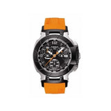 Buy Shop Tissot T Race Chronograph Black Dial Orange Rubber Strap Watch for Women - T048.217.27.057.00 USA Online