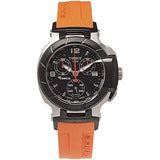 Buy Shop Tissot T Race Chronograph Black Dial Orange Rubber Strap Watch for Women - T048.217.27.057.00 USA Online