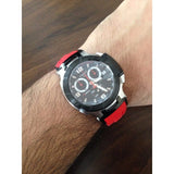 Buy Shop Tissot T Race Chronograph Black Dial Red Rubber Strap Watch for Men - T048.417.27.057.01 USA Online
