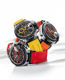 Buy Shop Tissot T Race Chronograph Black Dial Red Rubber Strap Watch for Men - T048.417.27.057.01 USA Online