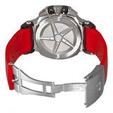 Buy Shop Tissot T Race Chronograph Black Dial Red Rubber Strap Watch for Men - T048.417.27.057.01 USA Online