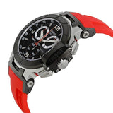 Buy Shop Tissot T Race Chronograph Black Dial Red Rubber Strap Watch for Men - T048.417.27.057.01 USA Online