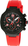 Buy Shop Tissot T Race Chronograph Black Dial Red Rubber Strap Watch For Men - T141.417.37.057.01 USA Online