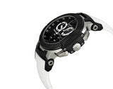 Buy Shop Tissot T Race Chronograph Black Dial White Rubber Strap Watch for Men - T048.417.27.057.05 USA Online