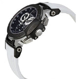 Buy Shop Tissot T Race Chronograph Black Dial White Rubber Strap Watch for Men - T048.417.27.057.05 USA Online