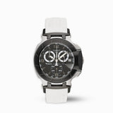 Buy Shop Tissot T Race Chronograph Black Dial White Rubber Strap Watch for Men - T048.417.27.057.05 USA Online