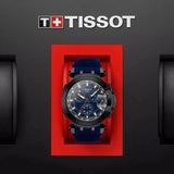Buy Shop Tissot T Race Chronograph Blue Dial Blue Silicone Strap Watch For Men - T115.417.37.041.00 USA Online