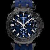 Buy Shop Tissot T Race Chronograph Blue Dial Blue Silicone Strap Watch For Men - T115.417.37.041.00 USA Online