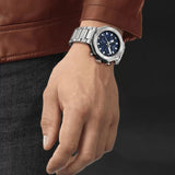 Buy Shop Tissot T Race Chronograph Blue Dial Silver Steel Strap Watch For Men - T141.417.11.041.00 USA Online