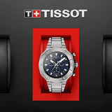 Buy Shop Tissot T Race Chronograph Blue Dial Silver Steel Strap Watch For Men - T141.417.11.041.00 USA Online