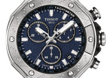 Buy Shop Tissot T Race Chronograph Blue Dial Silver Steel Strap Watch For Men - T141.417.11.041.00 USA Online