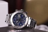 Tissot T Race Chronograph Blue Dial Silver Steel Strap Watch For Men - T141.417.11.041.00