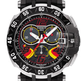 Buy Shop Tissot T Race Chronograph Stefan Bradl Special Edition Black Dial Black Rubber Strap Watch for Men - T092.417.27.057.02 USA Online