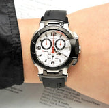 Buy Shop Tissot T Race Chronograph White Dial Black Rubber Strap Watch for Men - T048.417.27.037.00 USA Online
