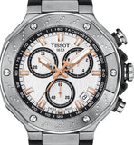Buy Shop Tissot T Race Chronograph White Dial Black Rubber Strap Watch For Men - T141.417.17.011.00 USA Online