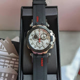 Buy Shop Tissot T Race Chronograph White Dial Black Silicone Strap Watch For Men - T115.417.27.011.00 USA Online