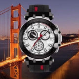 Buy Shop Tissot T Race Chronograph White Dial Black Silicone Strap Watch For Men - T115.417.27.011.00 USA Online