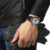 Buy Shop Tissot T Race Chronograph White Dial Black Silicone Strap Watch For Men - T115.417.27.011.00 USA Online