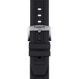 Buy Shop Tissot T Race Chronograph White Dial Black Silicone Strap Watch For Men - T115.417.27.011.00 USA Online