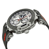 Buy Shop Tissot T Race Chronograph White Dial Black Silicone Strap Watch For Men - T115.417.27.011.00 USA Online