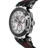 Buy Shop Tissot T Race Chronograph White Dial Black Silicone Strap Watch For Men - T115.417.27.011.00 USA Online