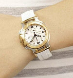 Buy Shop Tissot T Race Chronograph White Dial White Rubber Strap Watch for Women - T048.217.27.017.00 USA Online