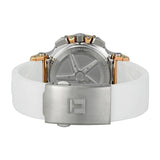 Buy Shop Tissot T Race Chronograph White Dial White Rubber Strap Watch for Women - T048.217.27.017.00 USA Online