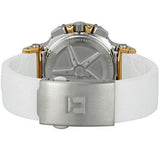 Buy Shop Tissot T Race Chronograph White Dial White Rubber Strap Watch for Women - T048.217.27.017.00 USA Online