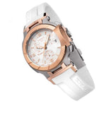 Buy Shop Tissot T Race Chronograph White Dial White Rubber Strap Watch for Women - T048.217.27.017.00 USA Online