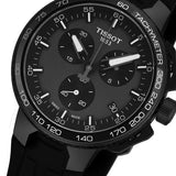 Buy Shop Tissot T Race Cycling Chronograph Black Dial Black Rubber Strap Watch For Men - T111.417.37.441.03 USA Online