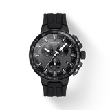 Buy Shop Tissot T Race Cycling Chronograph Black Dial Black Rubber Strap Watch For Men - T111.417.37.441.03 USA Online