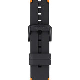 Buy Shop Tissot T Race Cycling Chronograph Black Dial Two Tone Rubber Strap Watch For Men - T111.417.37.441.04 USA Online