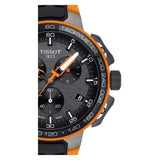 Buy Shop Tissot T Race Cycling Chronograph Black Dial Two Tone Rubber Strap Watch For Men - T111.417.37.441.04 USA Online